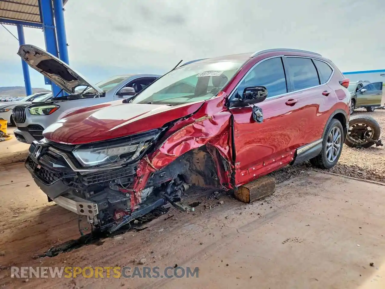 1 fotografías del automóvil dañado 2HKRW2H9XMH636177 HONDA CRV 2021