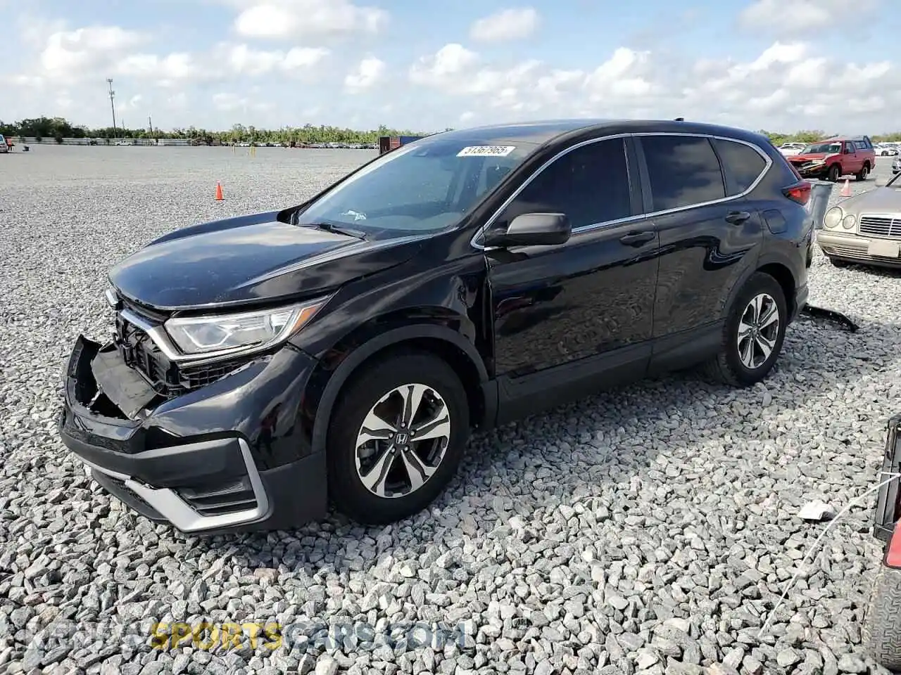 1 Photograph of a damaged car 5J6RW1H22MA002490 HONDA CRV 2021