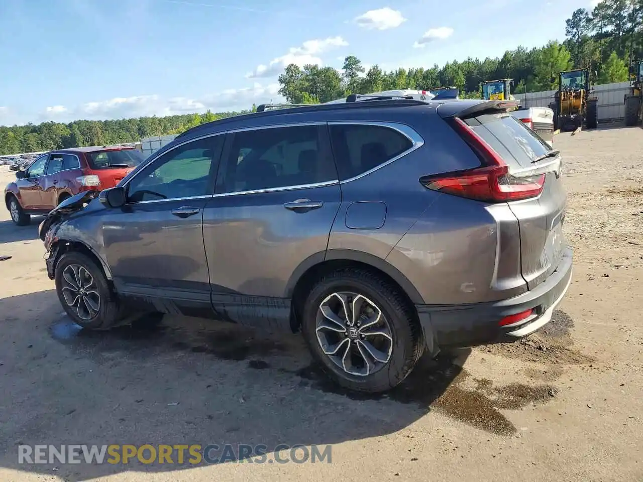 2 fotografías del automóvil dañado 5J6RW1H50MA000067 HONDA CRV 2021