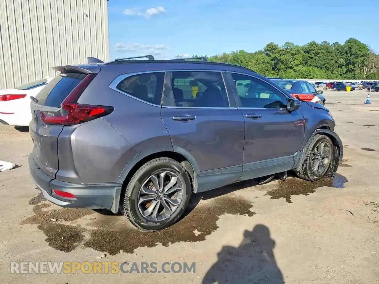 3 fotografías del automóvil dañado 5J6RW1H50MA000067 HONDA CRV 2021