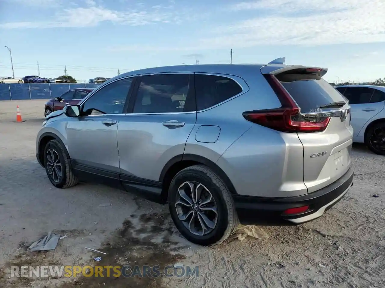 2 Photograph of a damaged car 5J6RW1H53MA004856 HONDA CRV 2021