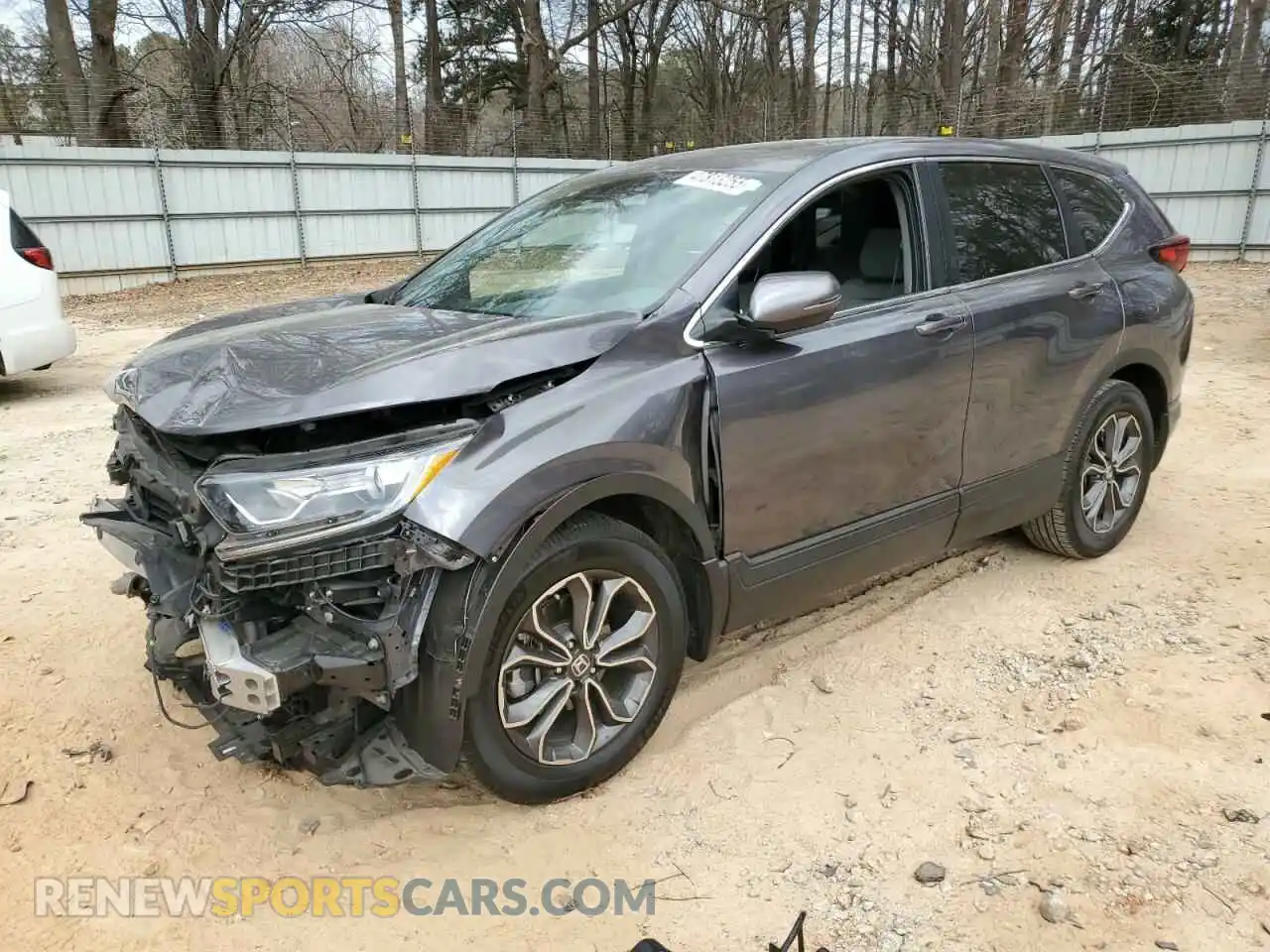 1 Photograph of a damaged car 5J6RW1H54MA010357 HONDA CRV 2021