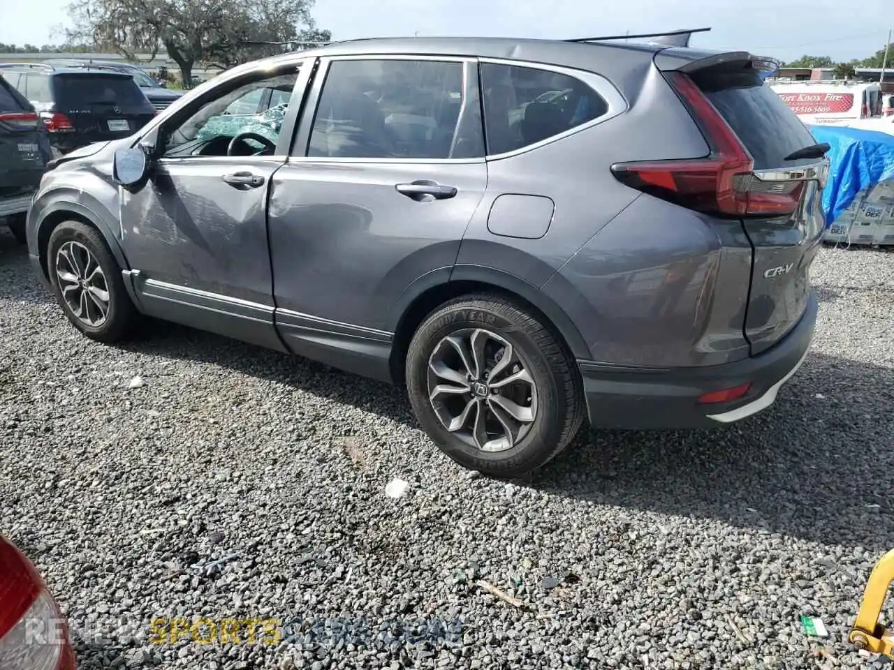 2 Photograph of a damaged car 5J6RW1H57MA010353 HONDA CRV 2021