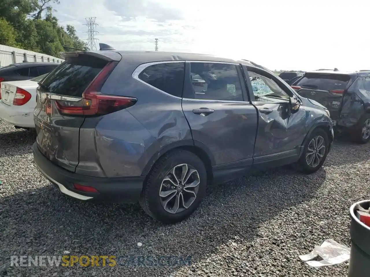 3 Photograph of a damaged car 5J6RW1H57MA010353 HONDA CRV 2021