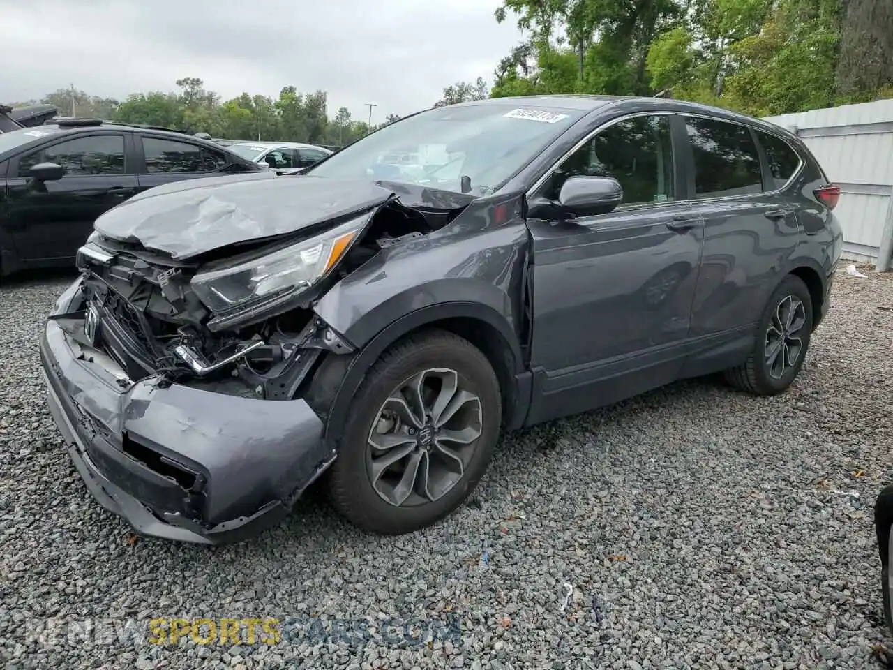 1 Фотография поврежденного автомобиля 5J6RW1H58MA006957 HONDA CRV 2021