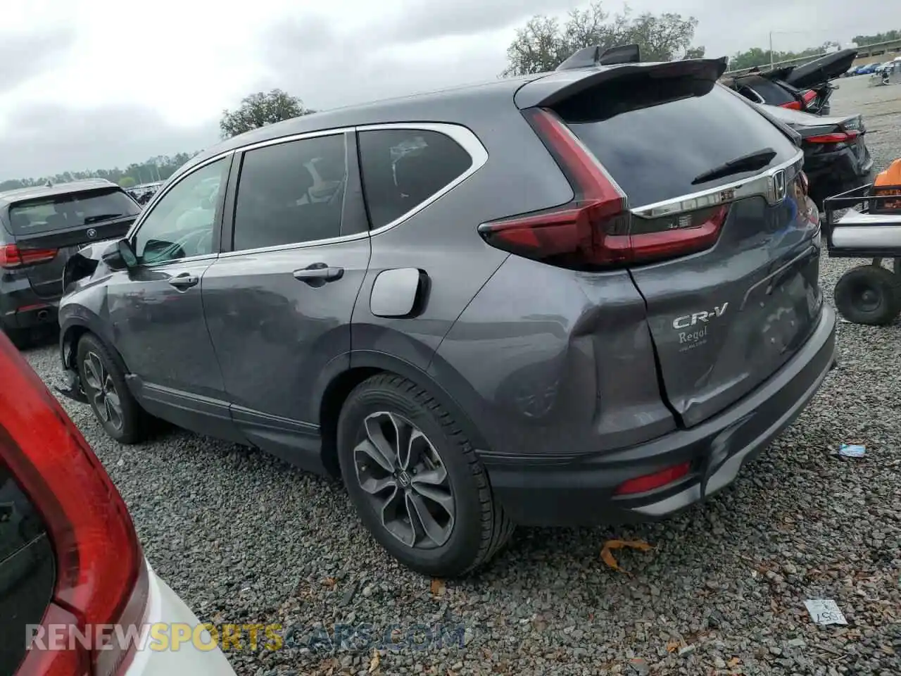 2 Фотография поврежденного автомобиля 5J6RW1H58MA006957 HONDA CRV 2021