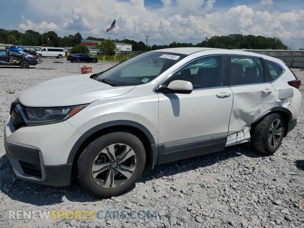 1 Photograph of a damaged car 5J6RW1H74ML010347 HONDA CRV 2021
