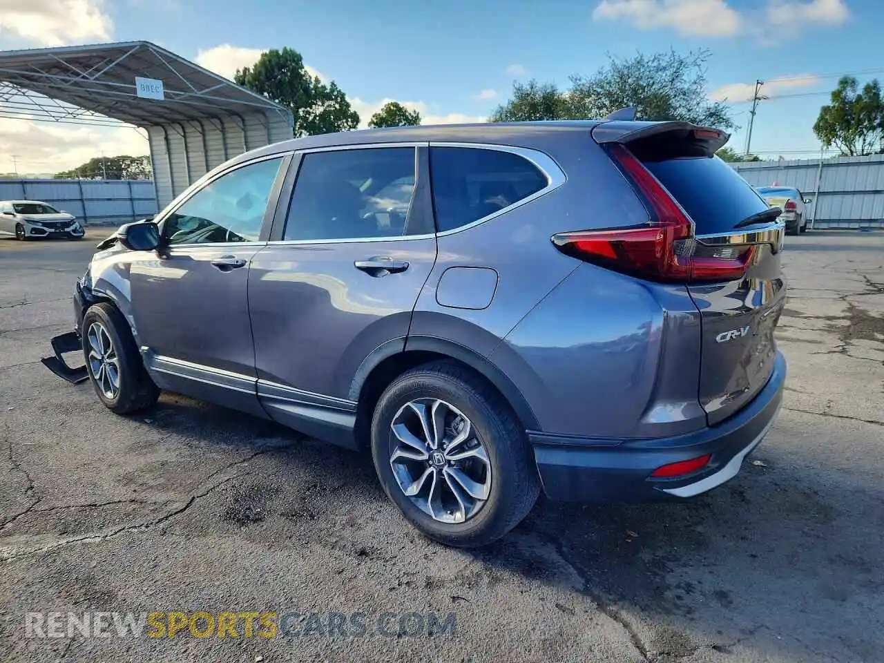 2 fotografías del automóvil dañado 5J6RW1H85ML007711 HONDA CRV 2021