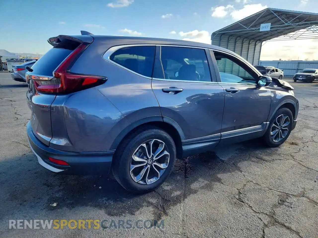 3 fotografías del automóvil dañado 5J6RW1H85ML007711 HONDA CRV 2021
