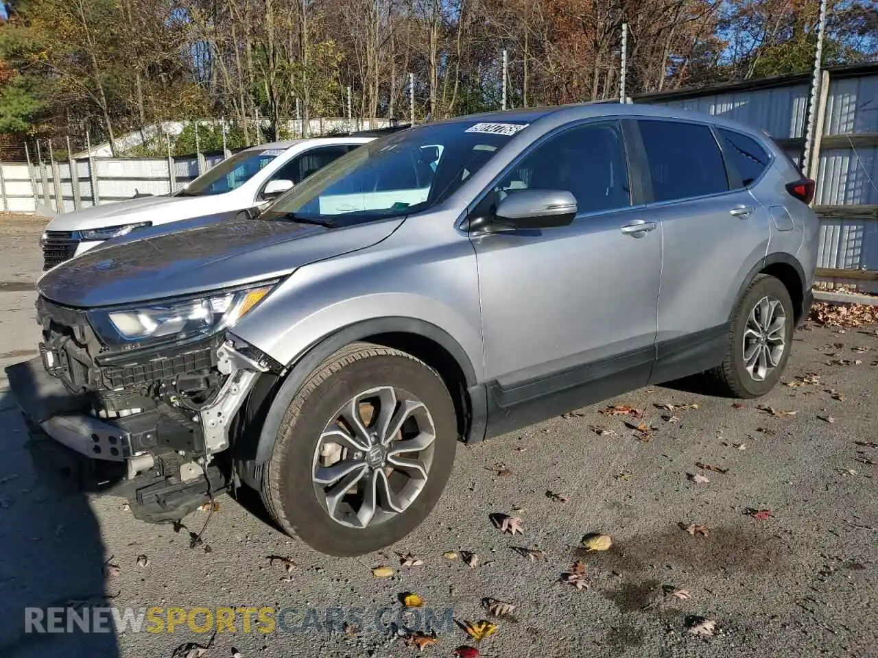 1 Photograph of a damaged car 5J6RW1H85ML009491 HONDA CRV 2021