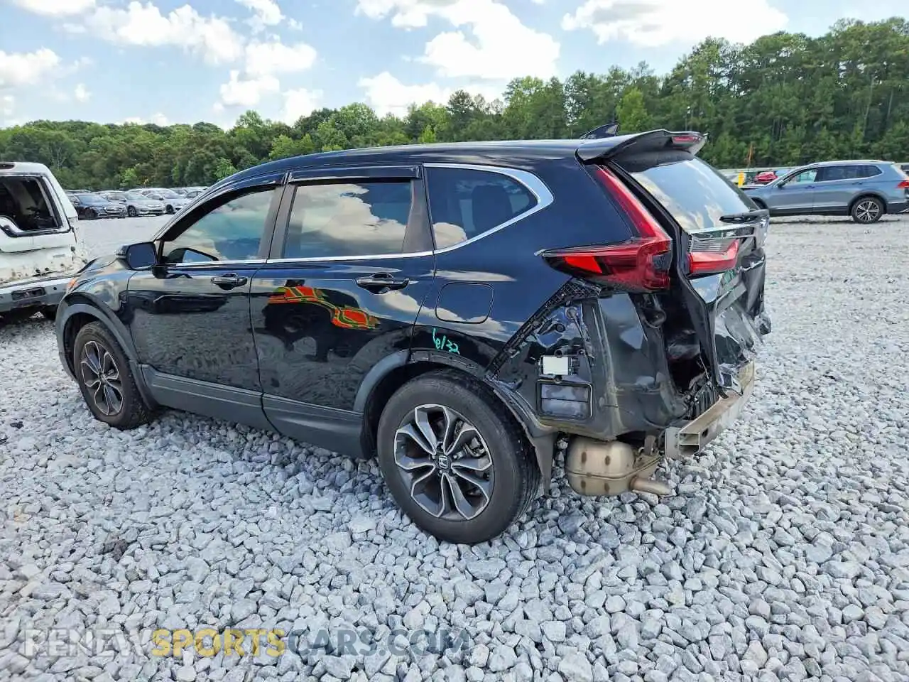 2 Photograph of a damaged car 5J6RW1H86MA000505 HONDA CRV 2021