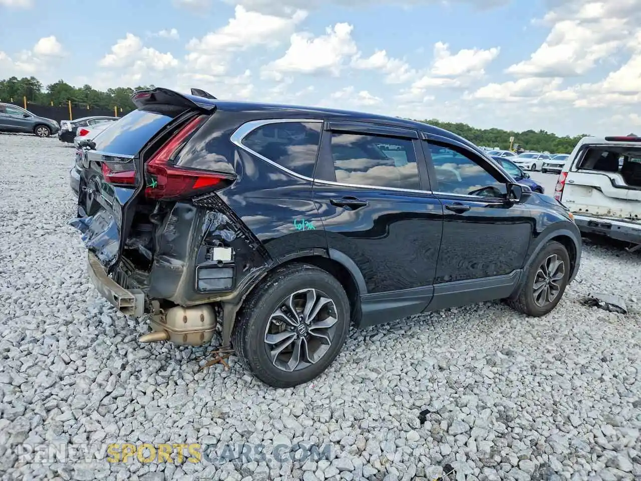 3 Photograph of a damaged car 5J6RW1H86MA000505 HONDA CRV 2021