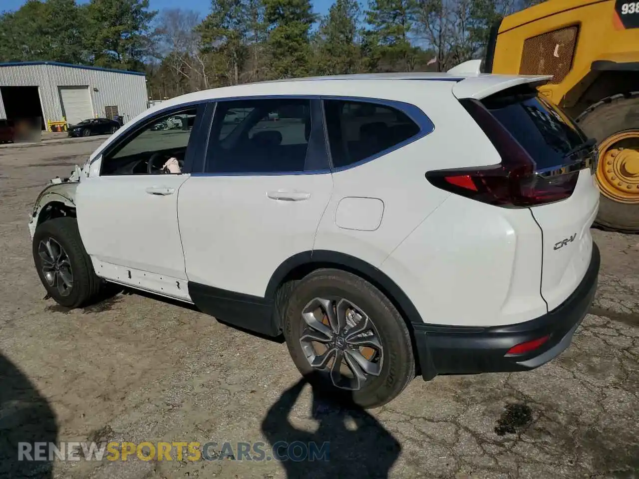 2 Photograph of a damaged car 5J6RW1H86MA011553 HONDA CRV 2021