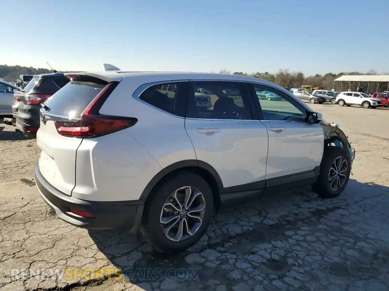 3 Photograph of a damaged car 5J6RW1H86MA011553 HONDA CRV 2021