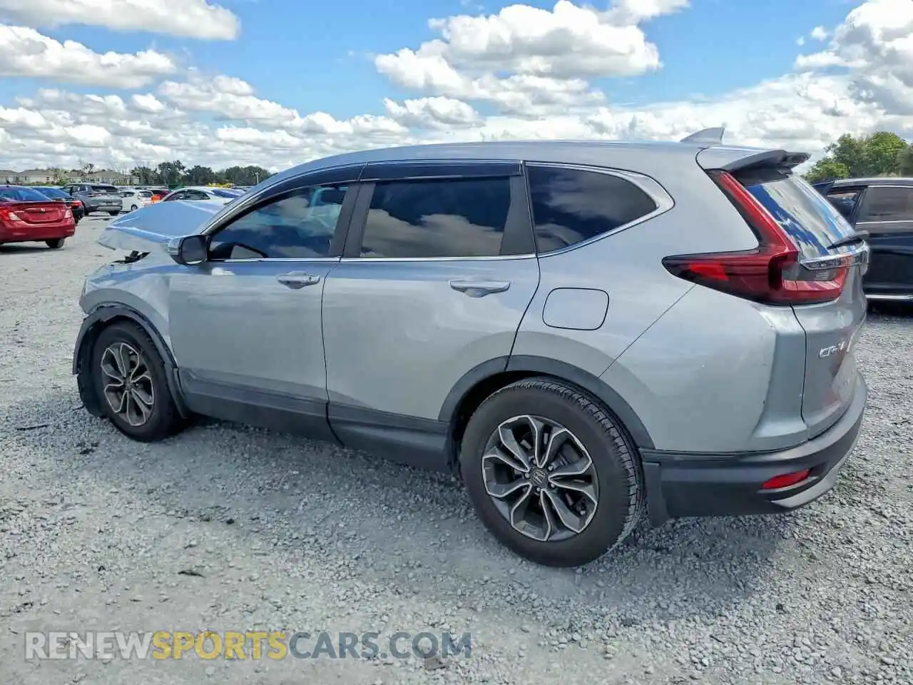 2 fotografías del automóvil dañado 5J6RW1H89MA007335 HONDA CRV 2021