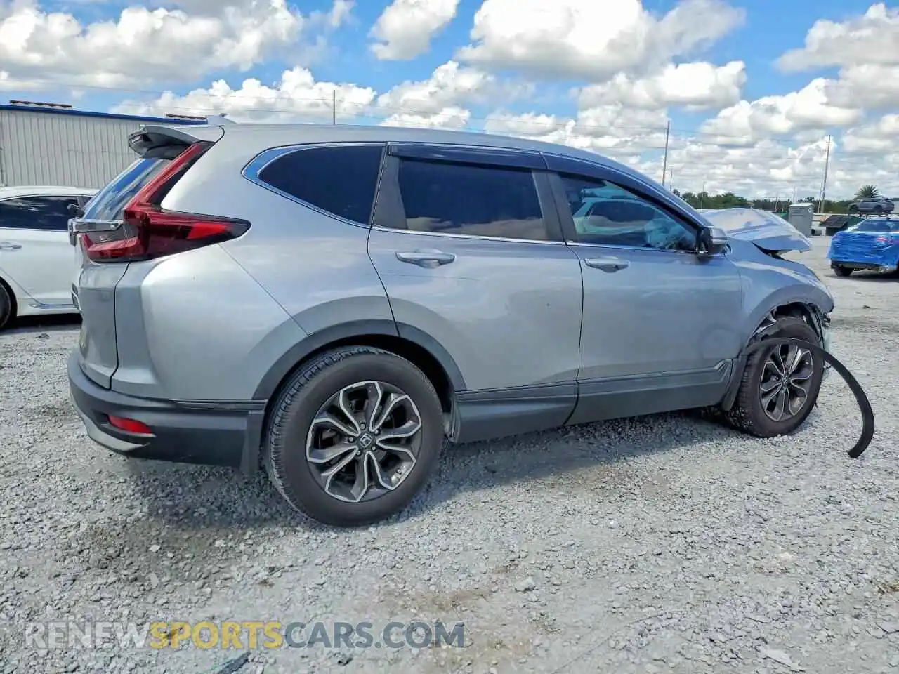 3 fotografías del automóvil dañado 5J6RW1H89MA007335 HONDA CRV 2021