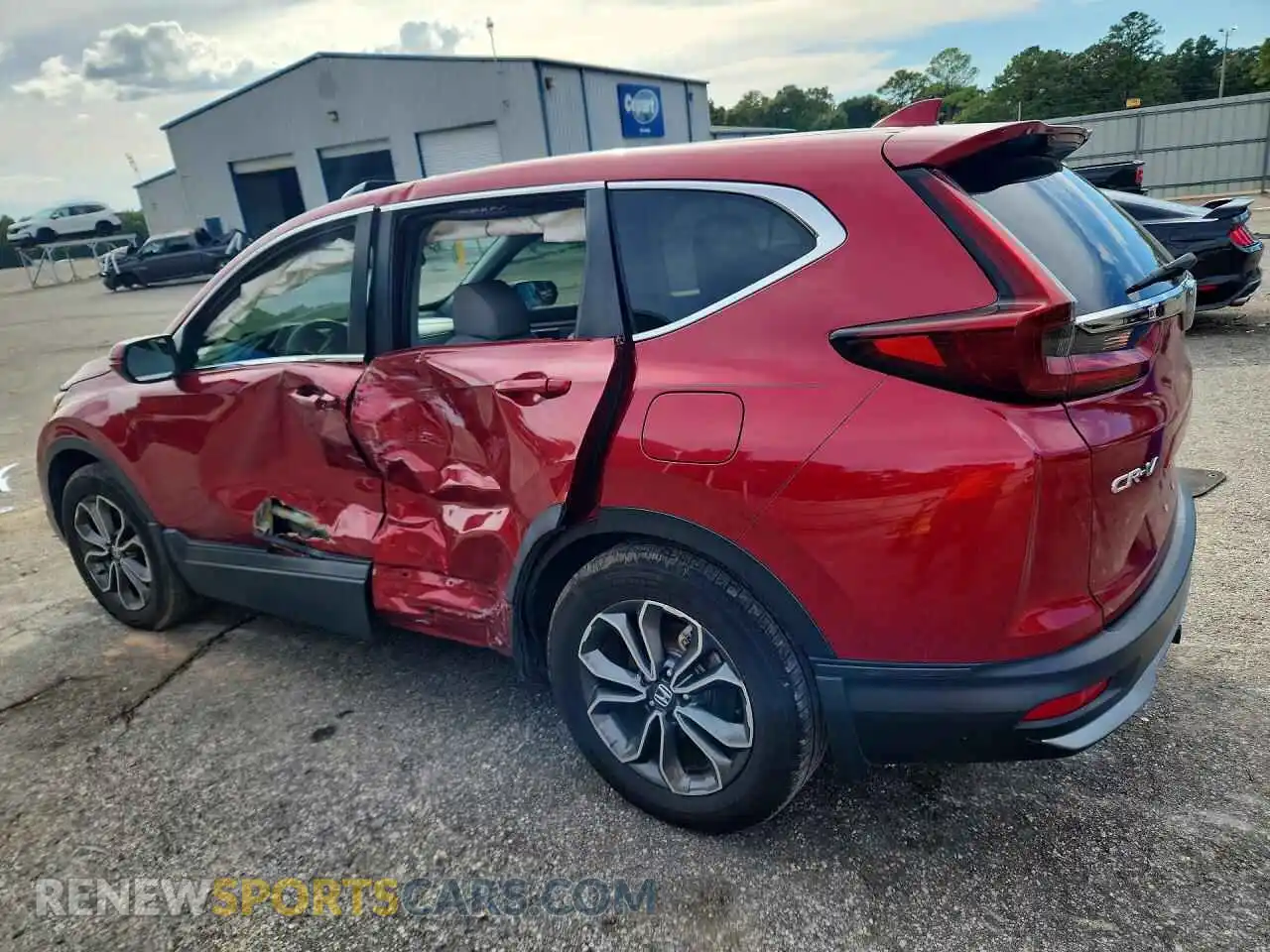 2 Photograph of a damaged car 5J6RW1H8XMA003648 HONDA CRV 2021