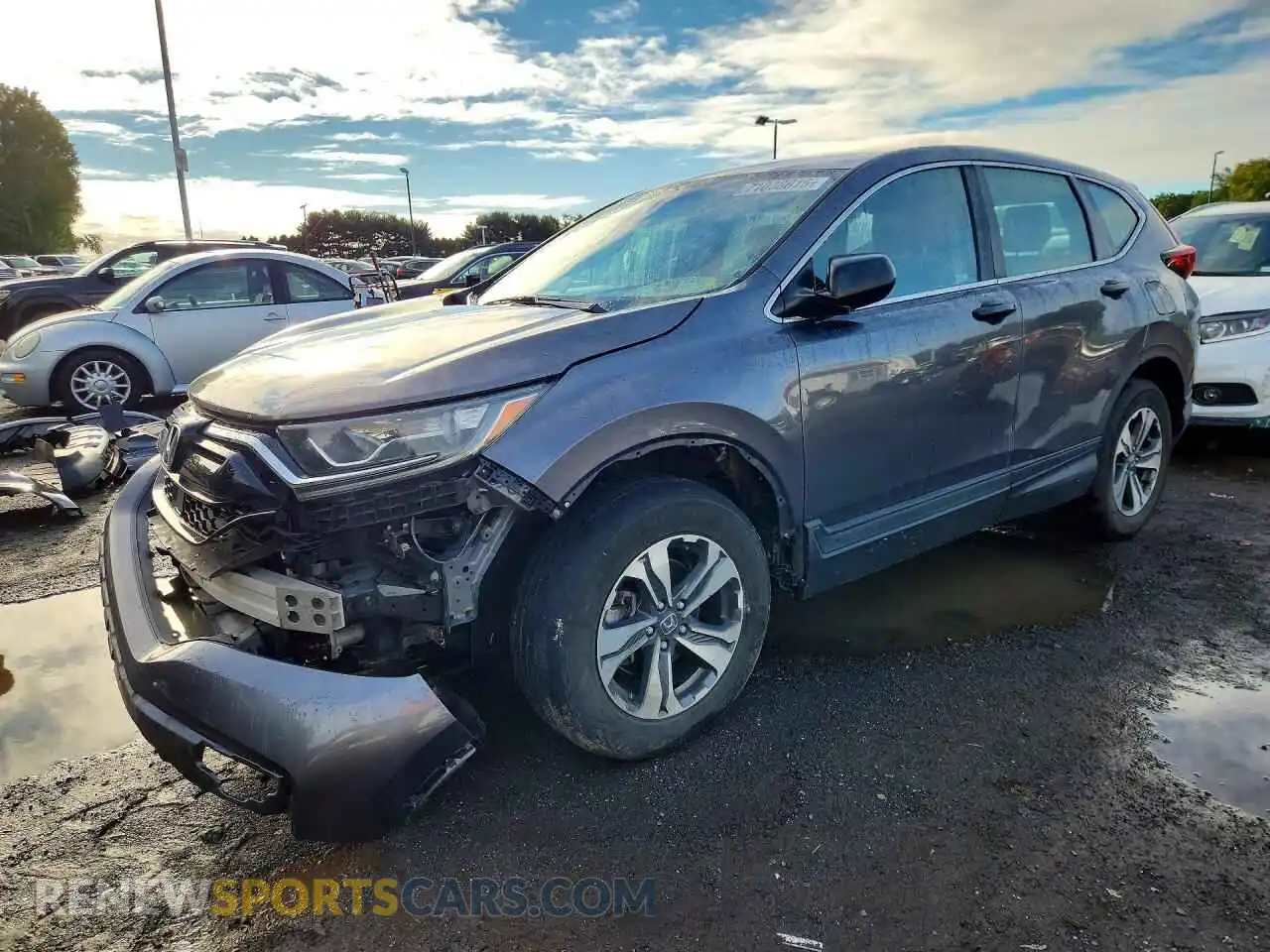 1 Photograph of a damaged car 5J6RW2H24MA008927 HONDA CRV 2021