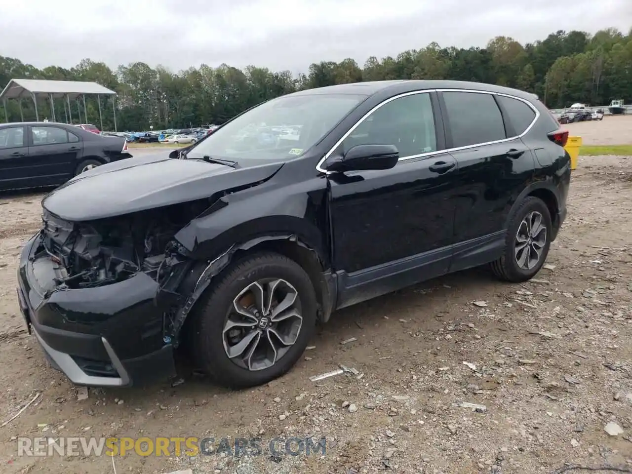 1 Photograph of a damaged car 5J6RW2H50MA000480 HONDA CRV 2021