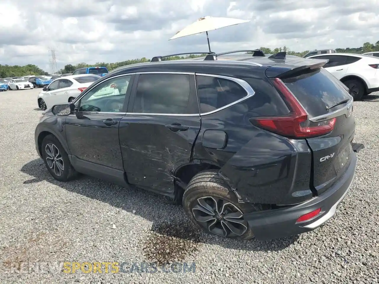 2 Photograph of a damaged car 5J6RW2H51ML001724 HONDA CRV 2021