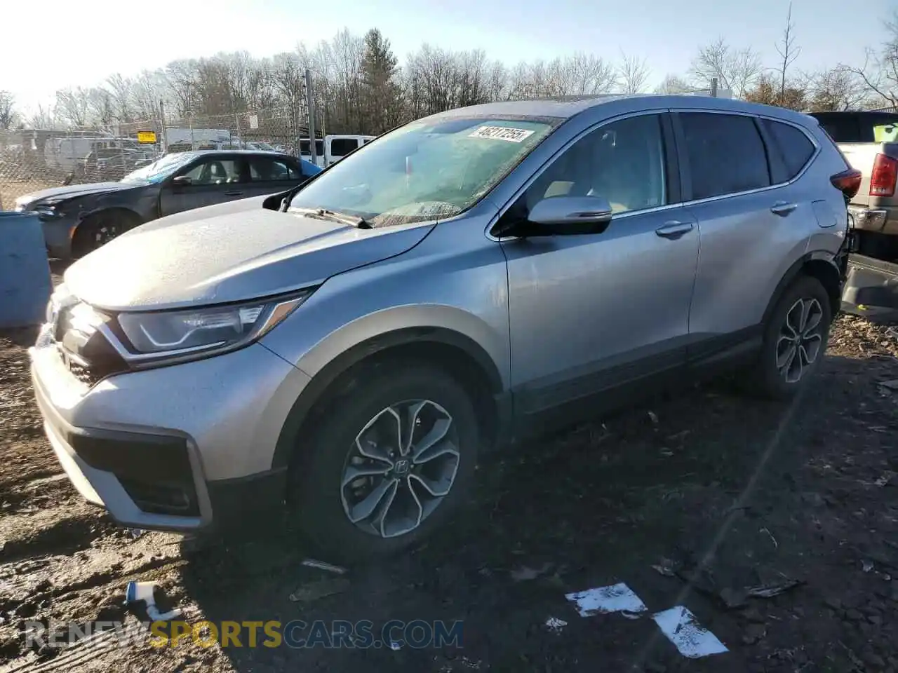 1 Photograph of a damaged car 5J6RW2H52MA009245 HONDA CRV 2021
