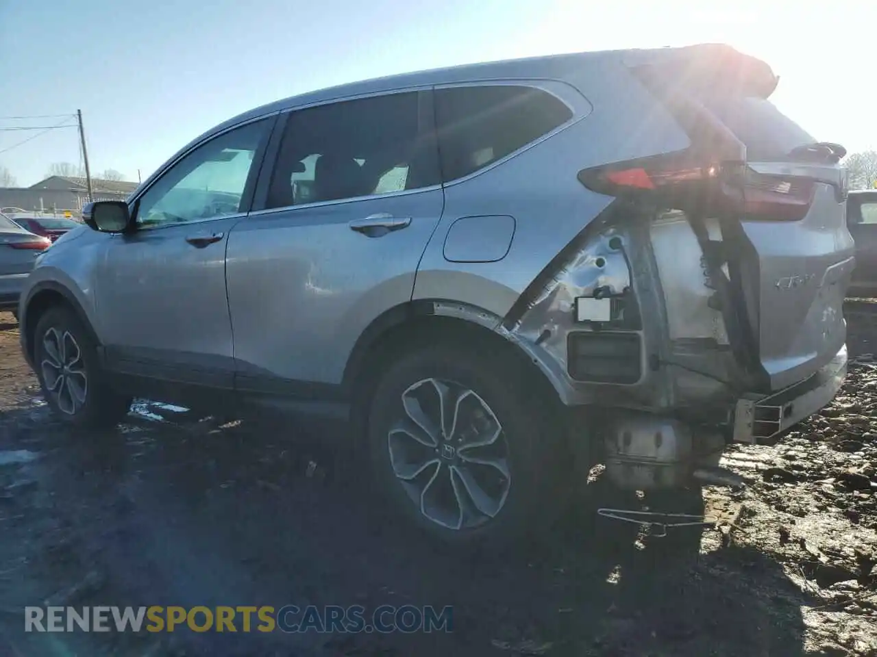 2 Photograph of a damaged car 5J6RW2H52MA009245 HONDA CRV 2021