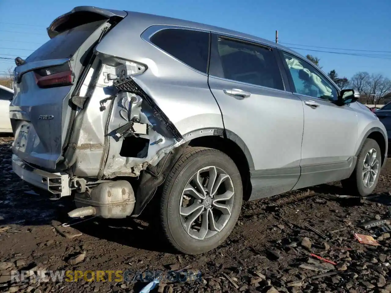 3 Photograph of a damaged car 5J6RW2H52MA009245 HONDA CRV 2021
