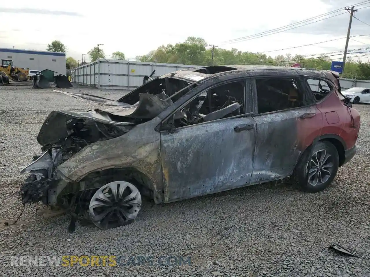 1 Photograph of a damaged car 5J6RW2H53ML012532 HONDA CRV 2021