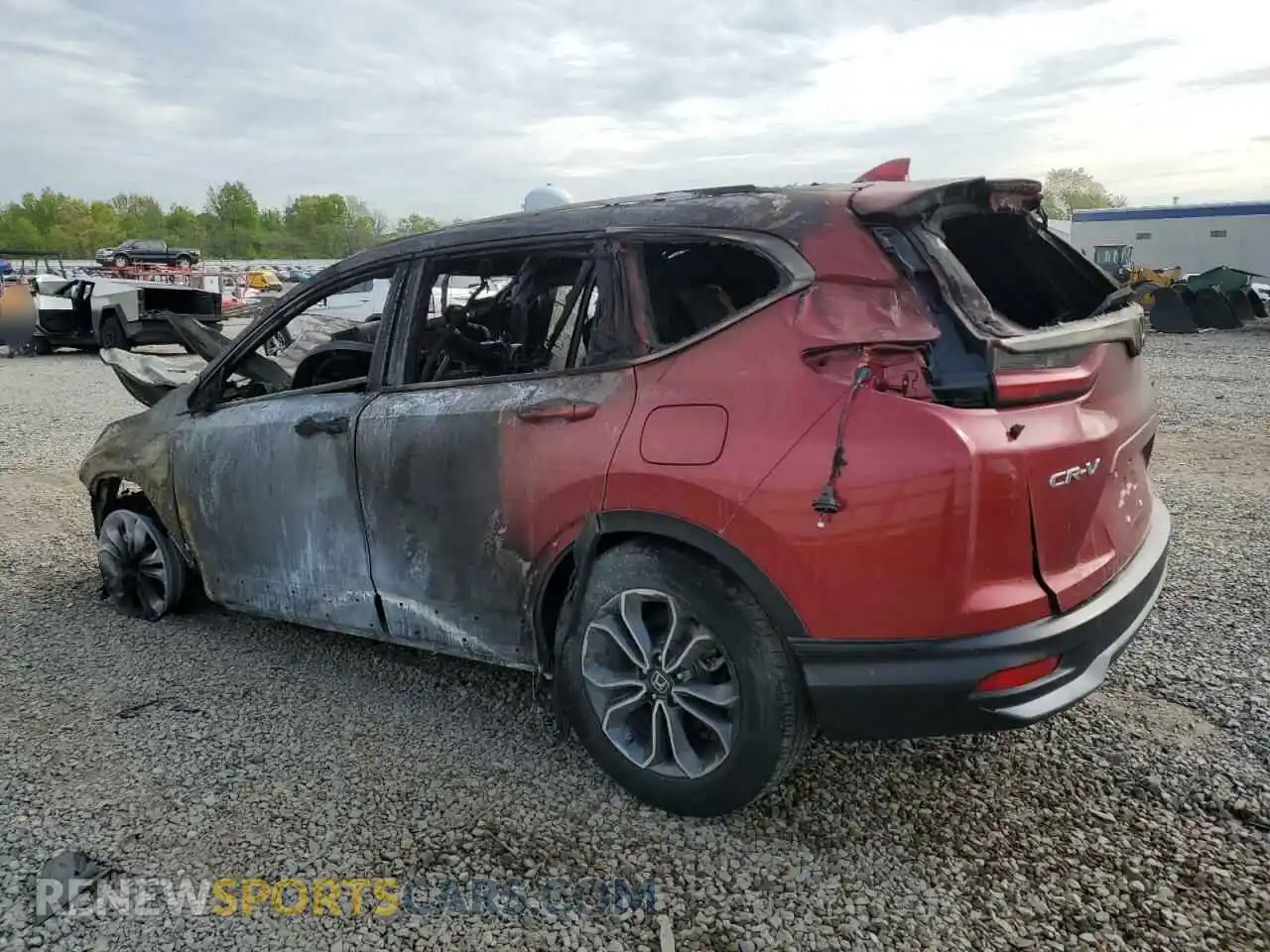 2 Photograph of a damaged car 5J6RW2H53ML012532 HONDA CRV 2021