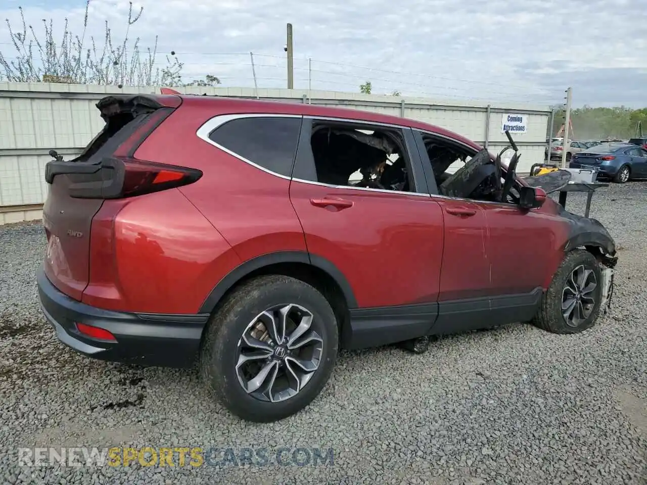 3 Photograph of a damaged car 5J6RW2H53ML012532 HONDA CRV 2021