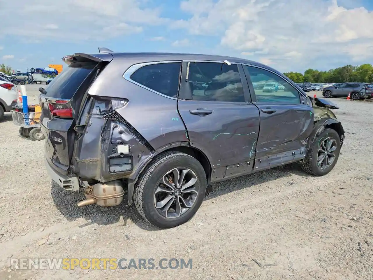 3 Photograph of a damaged car 5J6RW2H56MA006347 HONDA CRV 2021