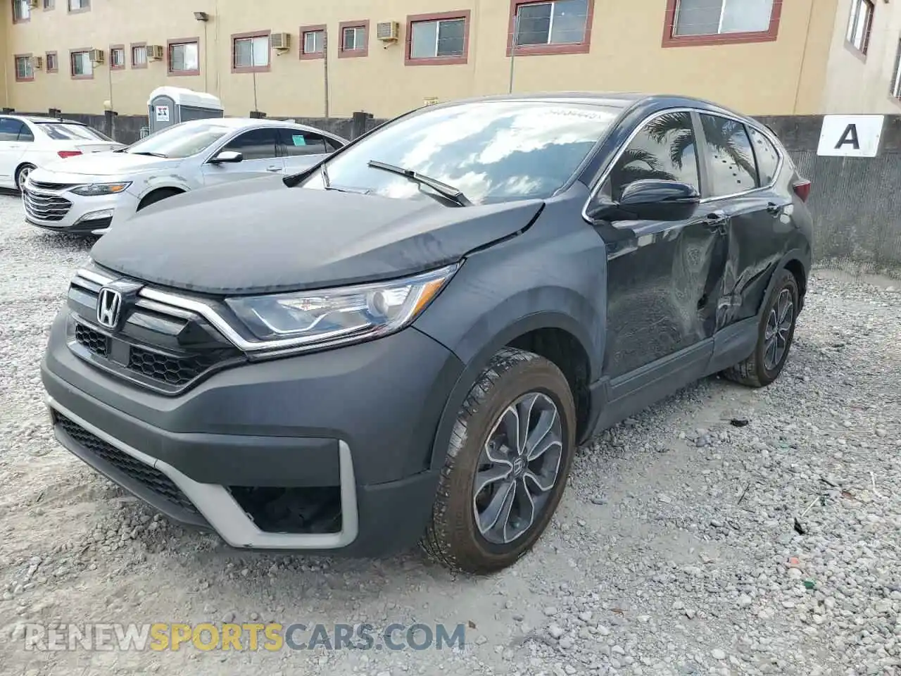 1 fotografías del automóvil dañado 5J6RW2H56ML014906 HONDA CRV 2021