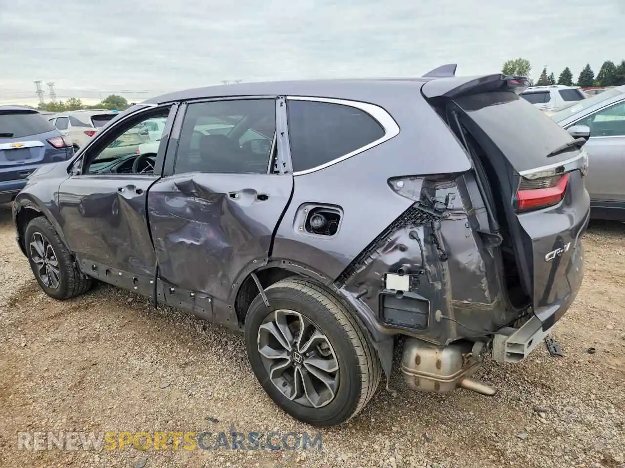 2 Photograph of a damaged car 5J6RW2H56ML015988 HONDA CRV 2021