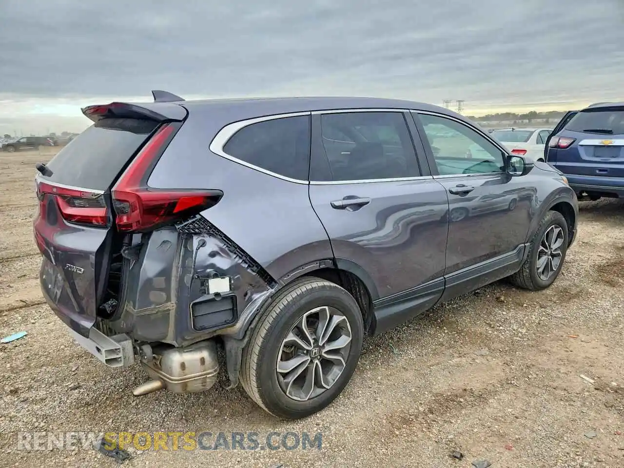 3 Photograph of a damaged car 5J6RW2H56ML015988 HONDA CRV 2021