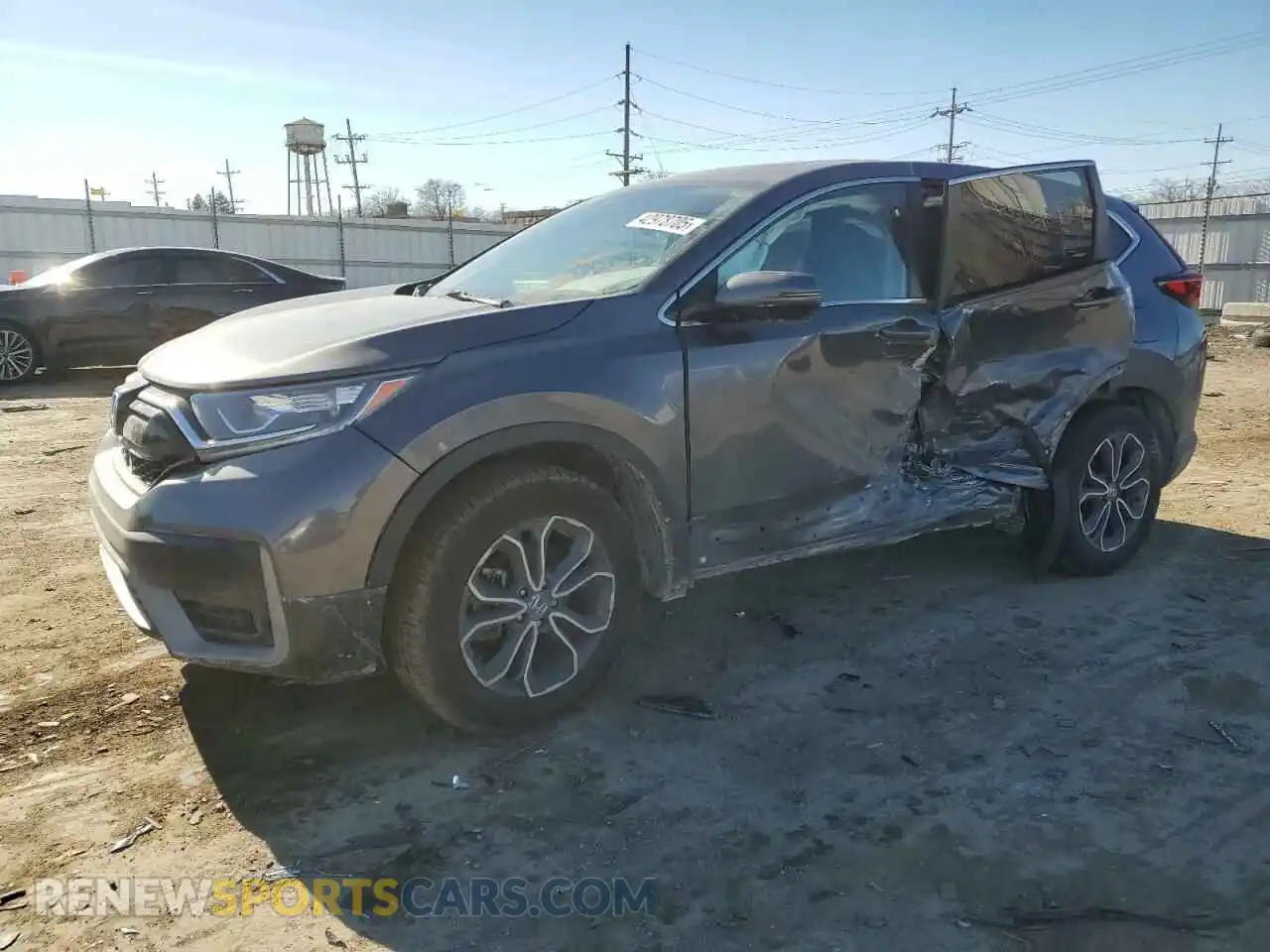 1 Photograph of a damaged car 5J6RW2H56ML016798 HONDA CRV 2021