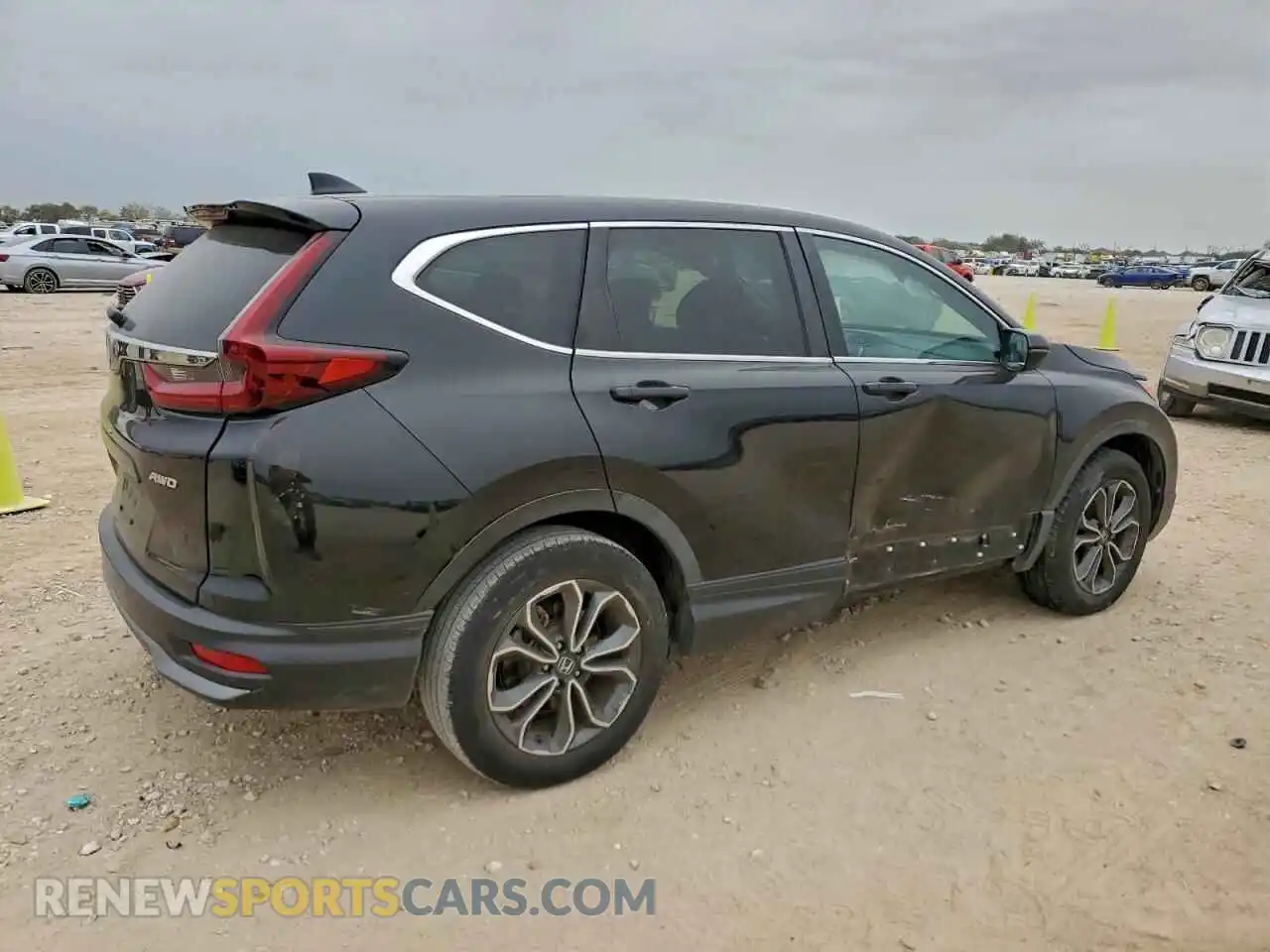 3 Photograph of a damaged car 5J6RW2H57MA007930 HONDA CRV 2021