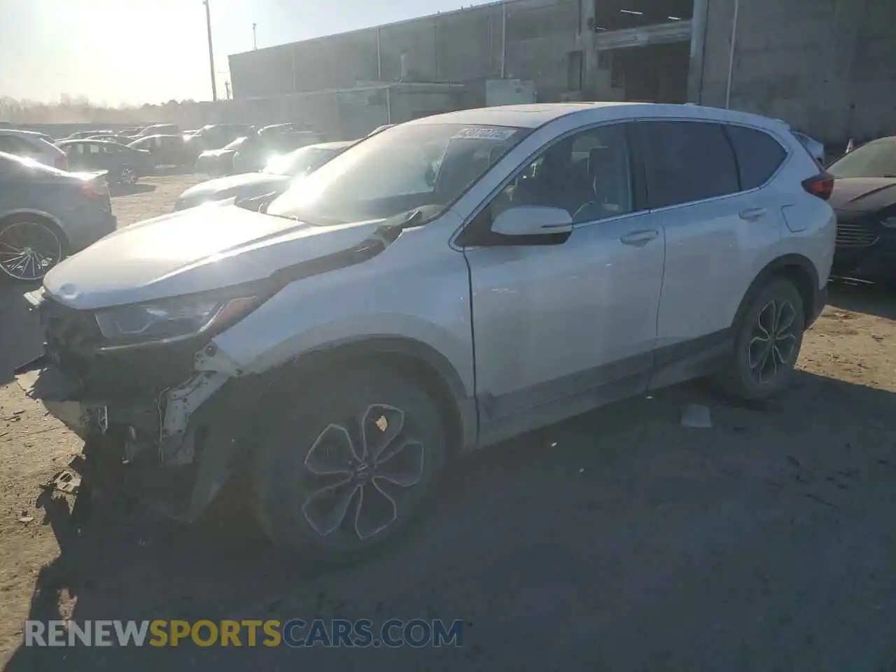 1 Photograph of a damaged car 5J6RW2H57MA012223 HONDA CRV 2021