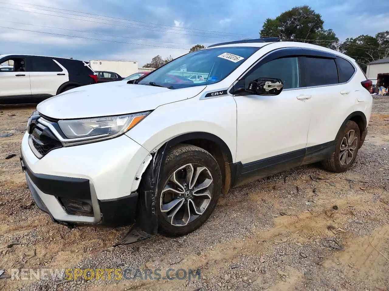 1 Photograph of a damaged car 5J6RW2H58ML022313 HONDA CRV 2021