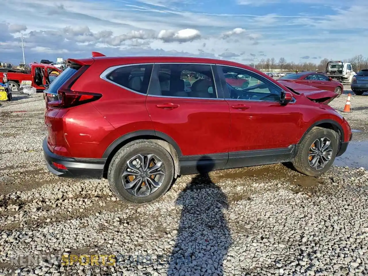 3 Photograph of a damaged car 5J6RW2H59ML004810 HONDA CRV 2021