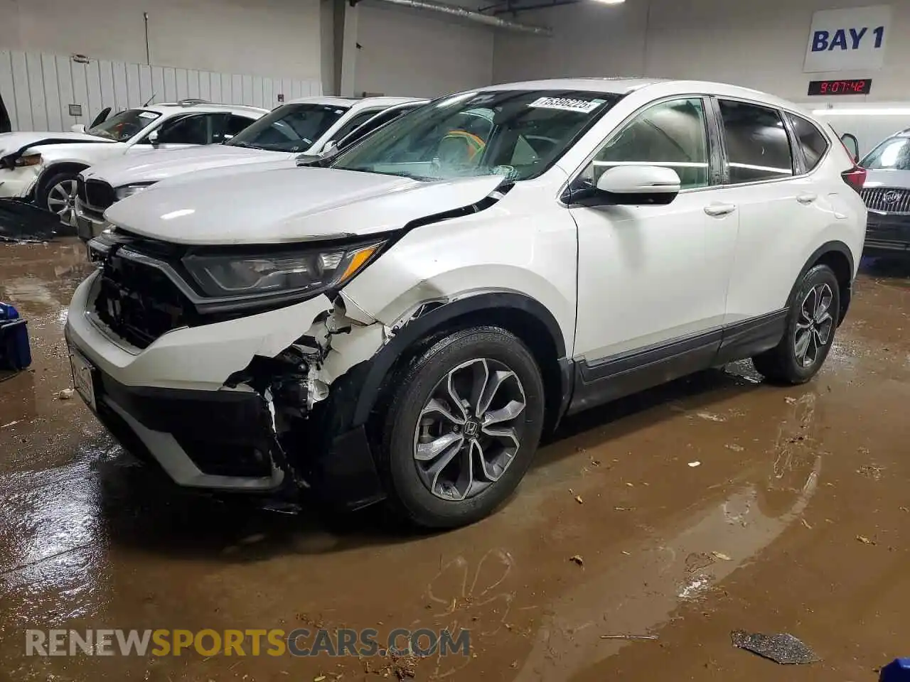 1 Photograph of a damaged car 5J6RW2H59ML020165 HONDA CRV 2021