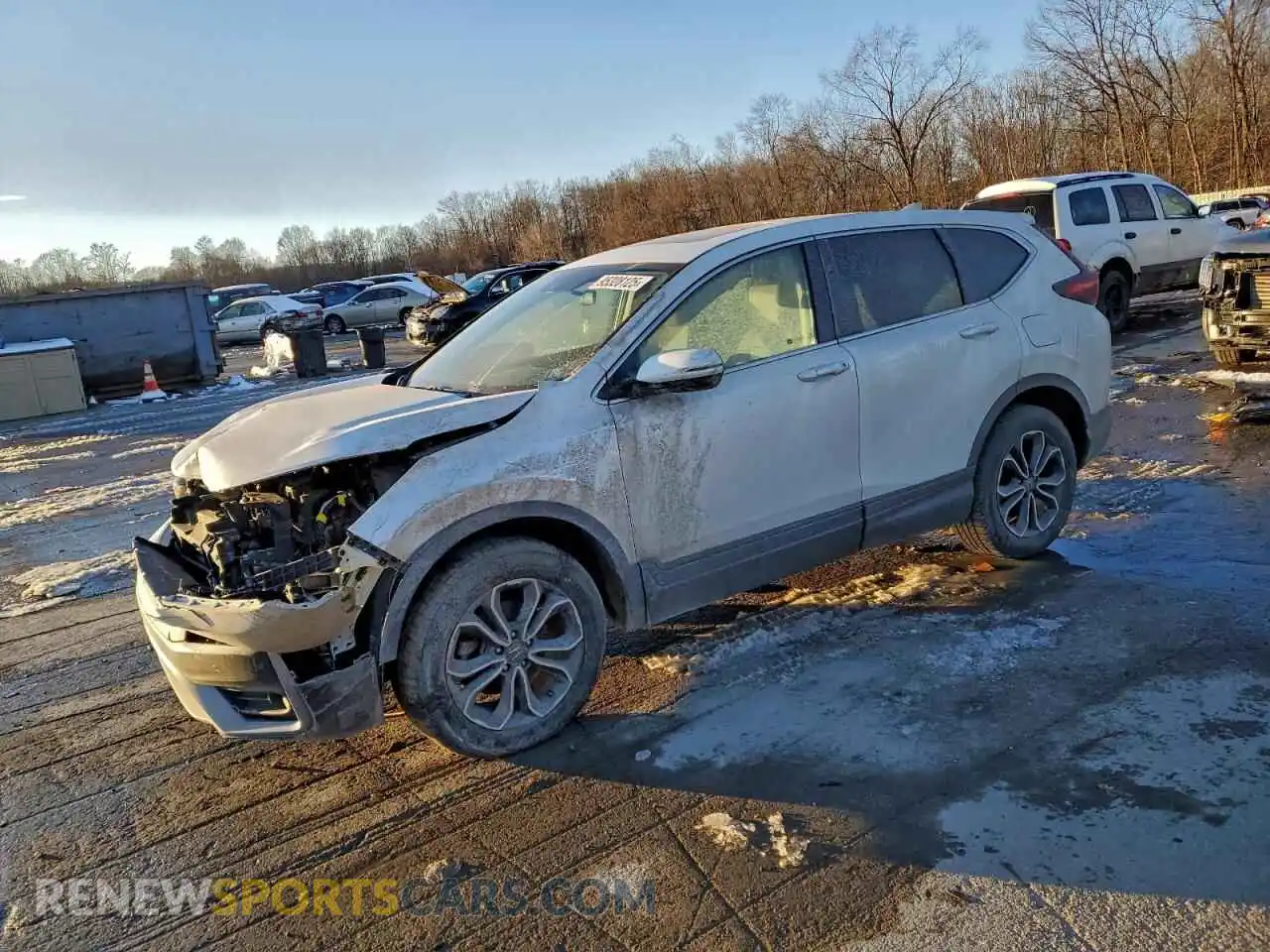 1 Photograph of a damaged car 5J6RW2H59ML020196 HONDA CRV 2021