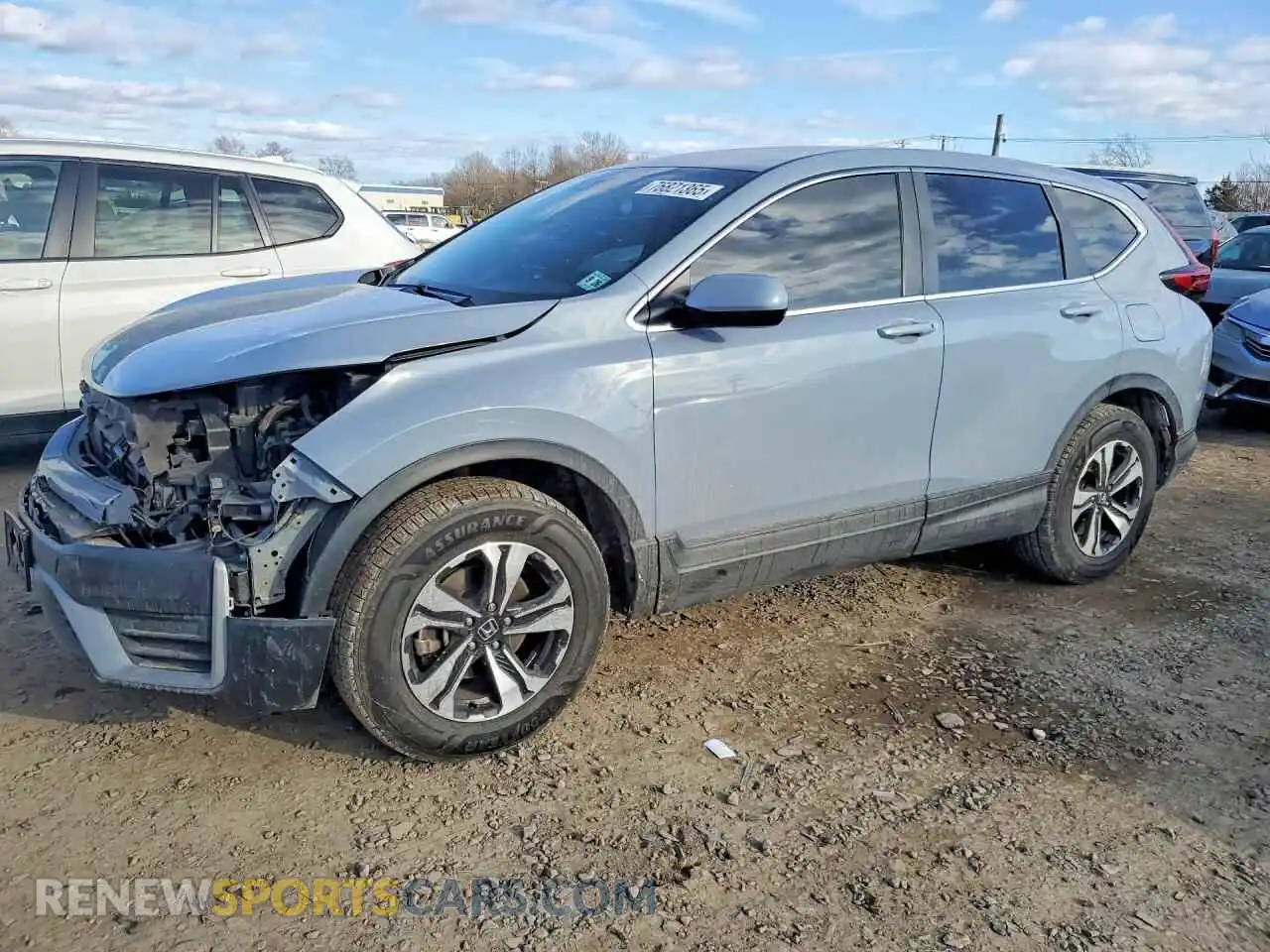 1 Photograph of a damaged car 5J6RW2H72ML026519 HONDA CRV 2021