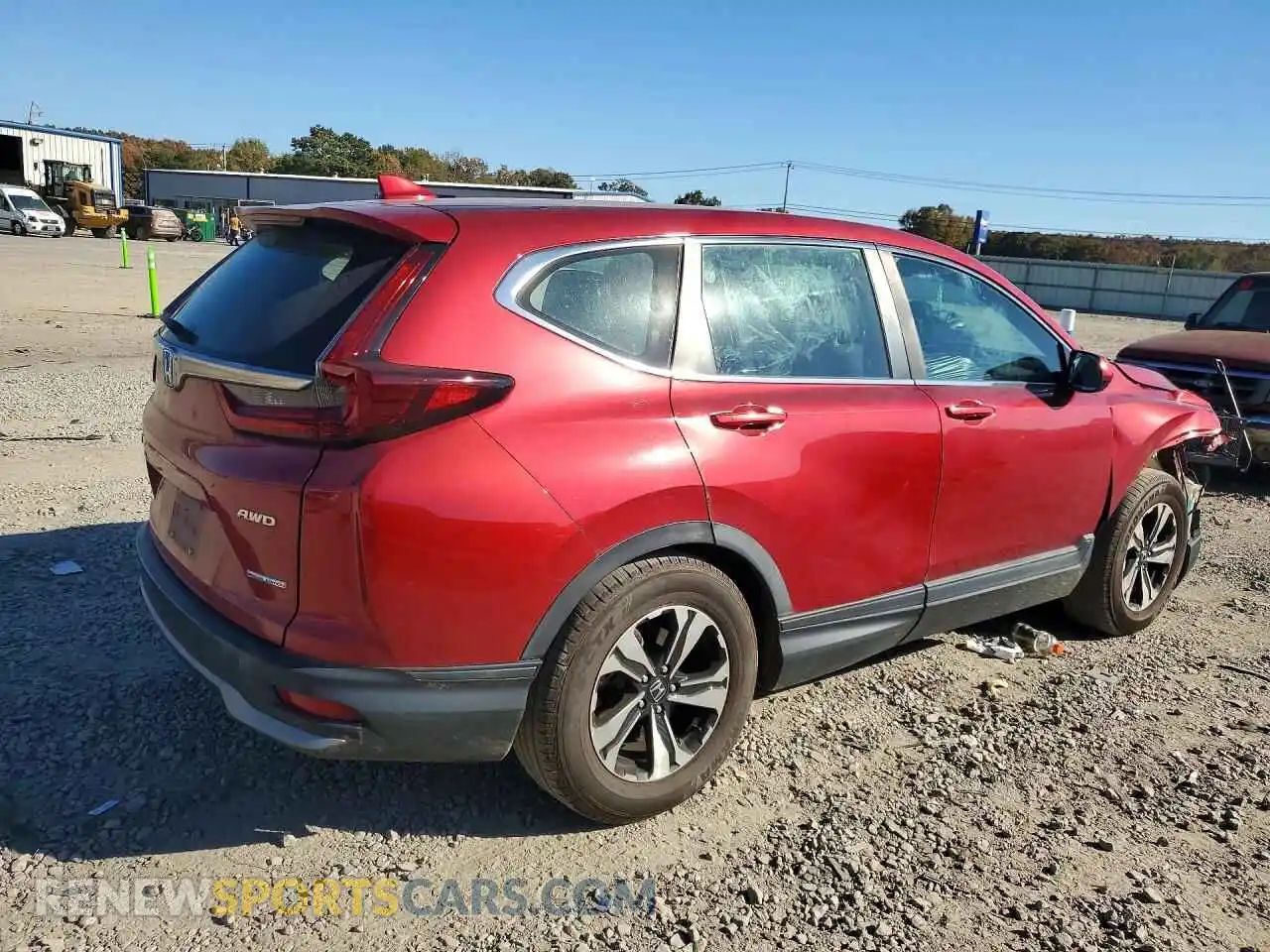 3 fotografías del automóvil dañado 5J6RW2H76ML026281 HONDA CRV 2021