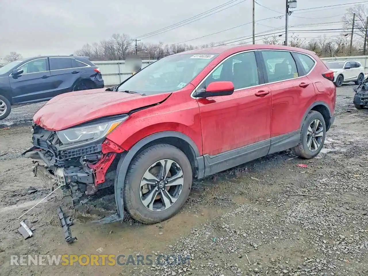 1 Photograph of a damaged car 5J6RW2H77ML026242 HONDA CRV 2021