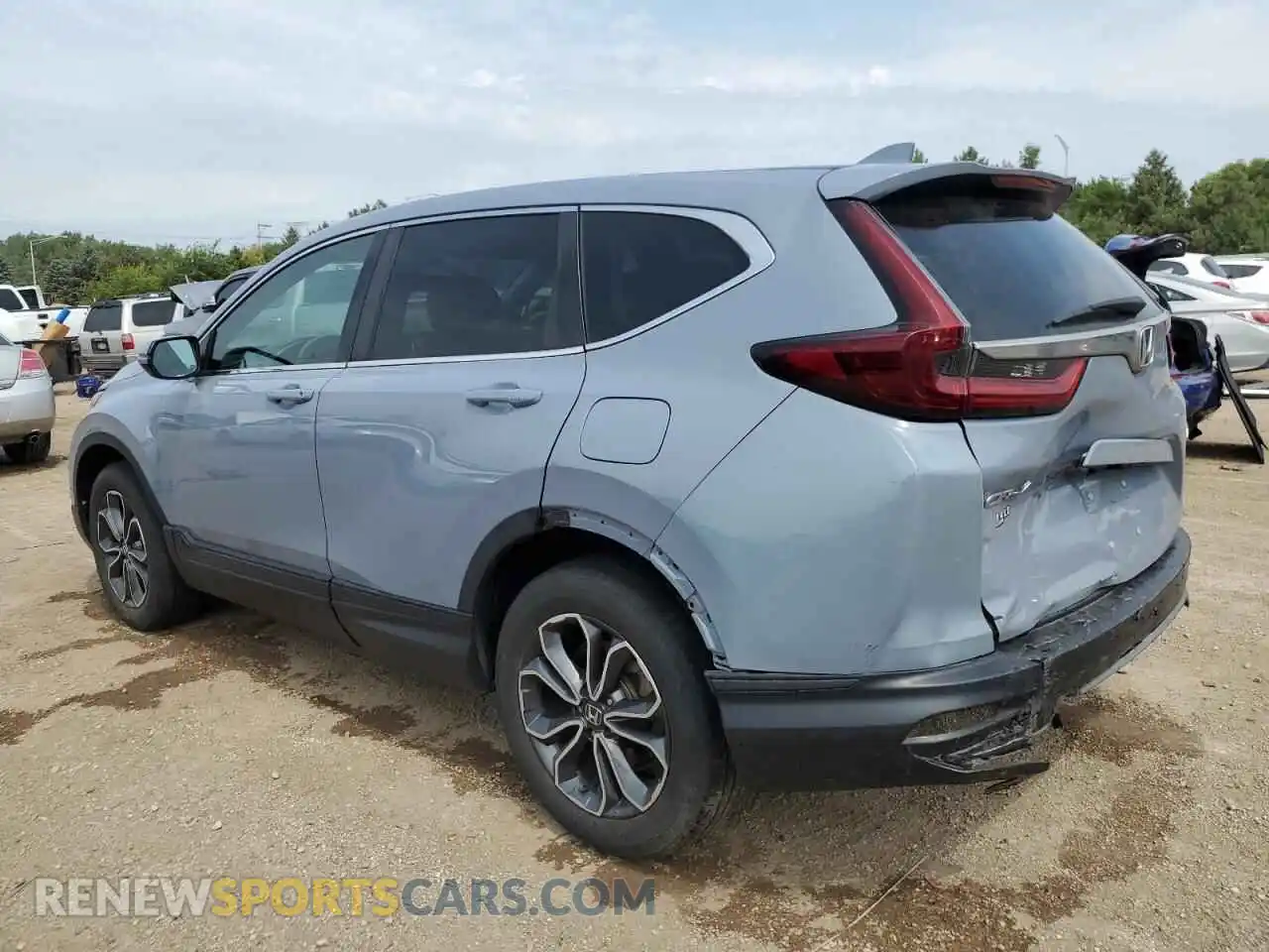 2 Photograph of a damaged car 5J6RW2H80ML015771 HONDA CRV 2021
