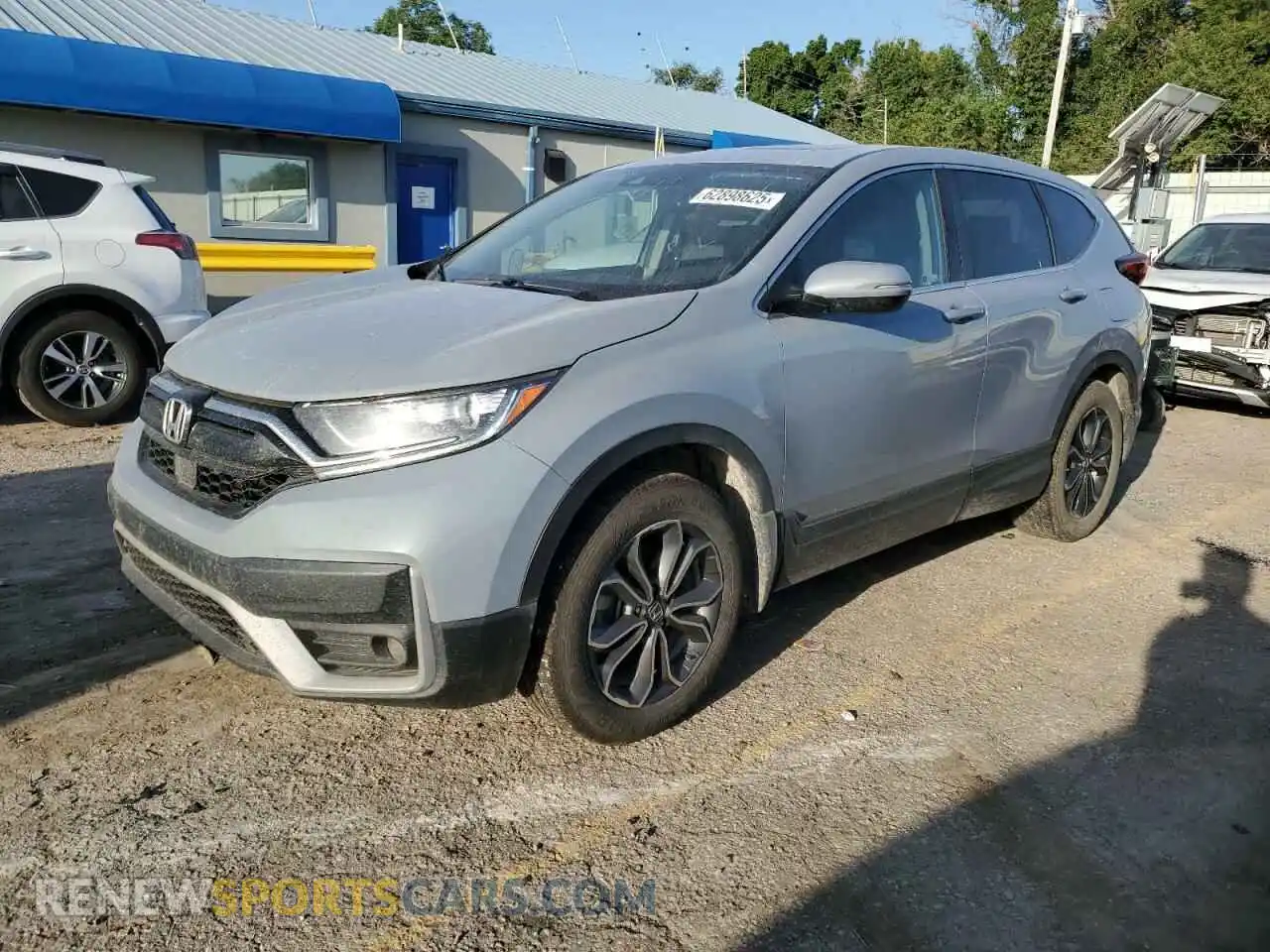 1 Photograph of a damaged car 5J6RW2H81MA009943 HONDA CRV 2021