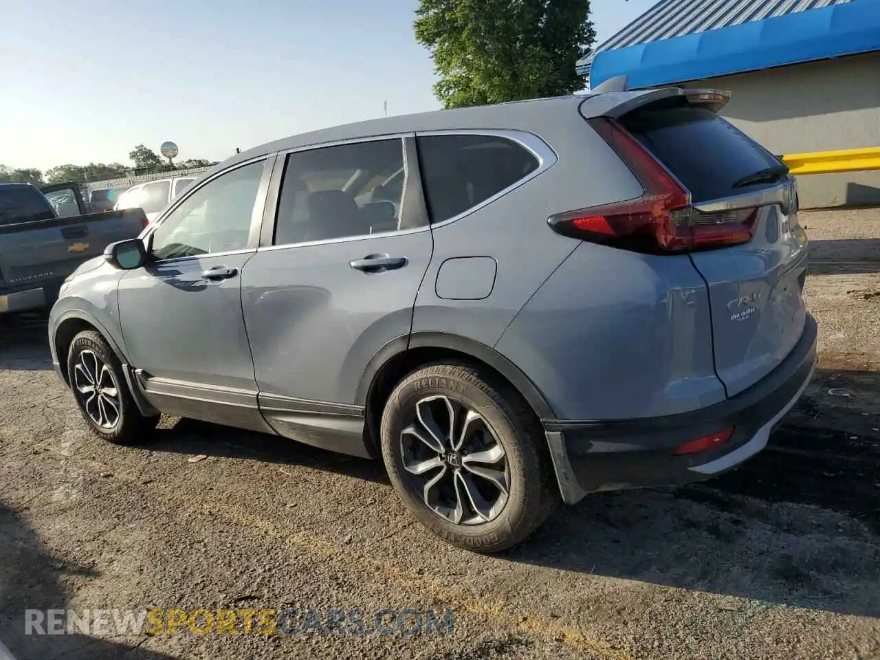 2 Photograph of a damaged car 5J6RW2H81MA009943 HONDA CRV 2021