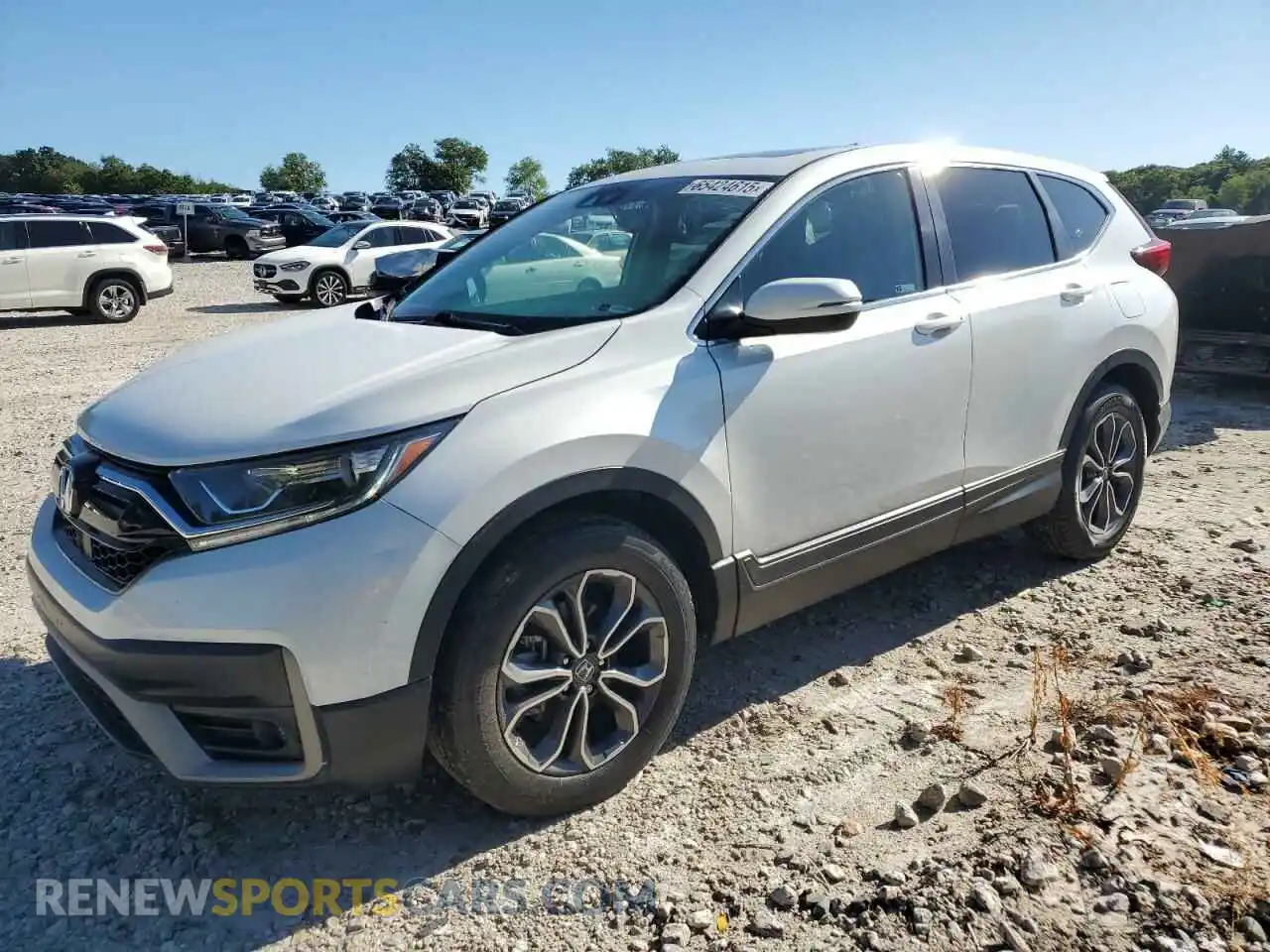 1 Photograph of a damaged car 5J6RW2H81MA010770 HONDA CRV 2021