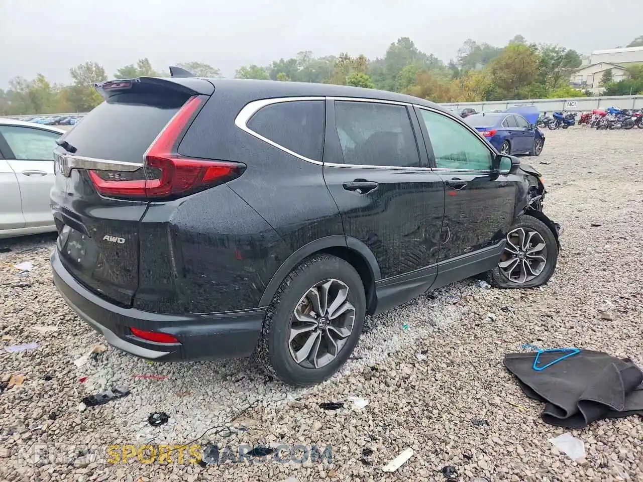 3 Photograph of a damaged car 5J6RW2H83MA012326 HONDA CRV 2021