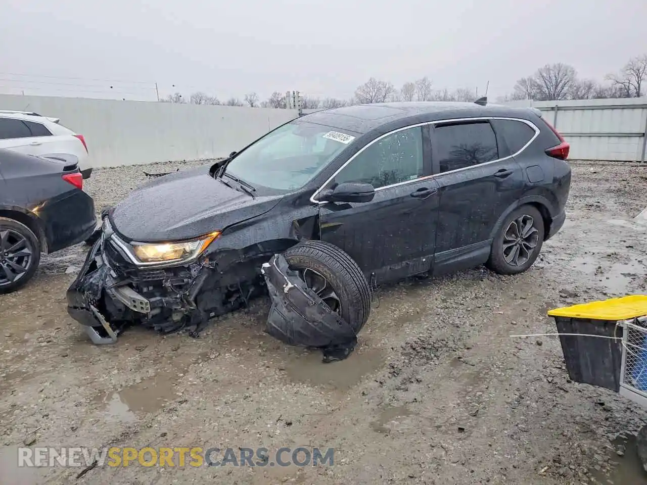 1 Photograph of a damaged car 5J6RW2H84MA001271 HONDA CRV 2021